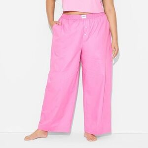 Poppi Pink Pajama Pants, M